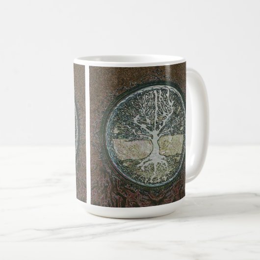 Levensboom Koffiemok (Voorkant rechts)