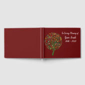 Levensboom kunst begrafenisgeheugen gastenboek (Volledig)