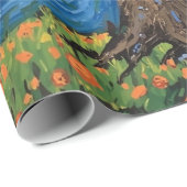 Levensboom kunstwerk, Keltisch Cadeaupapier (Rol Hoek)