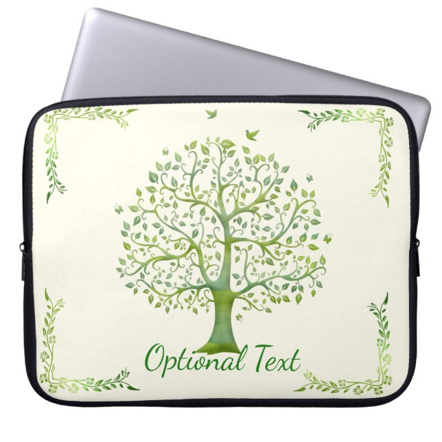 Levensboom Laptop Sleeve (Voorkant)