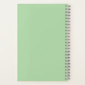 🌳 Levensboom Lichtgroen Spiral Notebook Notitieboek (Achterkant)