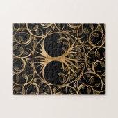 Levensboom - lijst Yggdrasil Mandala Legpuzzel (Horizontaal)