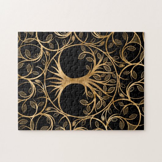 Levensboom - lijst Yggdrasil Mandala Legpuzzel (Horizontaal)