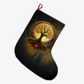 Levensboom – Maanverlichte Verlichting Grote Kerstsok (Voorkant (Hangend))