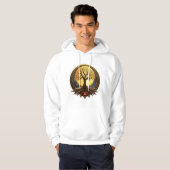 Levensboom – Maanverlichte Verlichting Hoodie (Voorkant volledig)