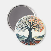 Levensboom Magneet (Voorkant / Achterkant)