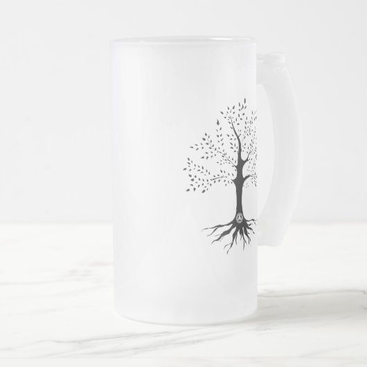 Levensboom Matglas Bierpul (Voorkant rechts)