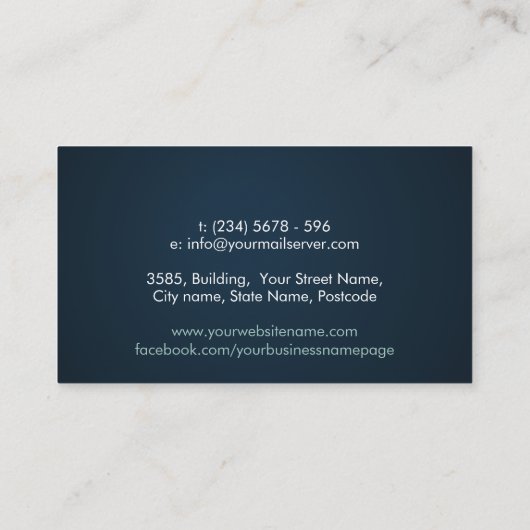 Levensboom - Mededogen - Hartgerichte ondersteunin Visitekaartje (Achterkant)