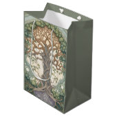 Levensboom Medium Cadeauzakje (Voorkant Gekanteld)