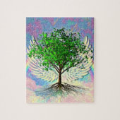 Levensboom met Angel Wings Legpuzzel (Verticaal)