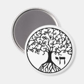 Levensboom met CHAI Magneet (Voorkant / Achterkant)