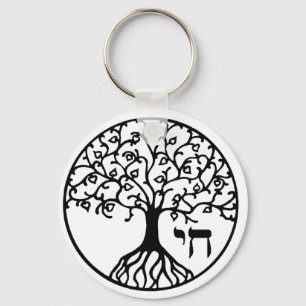 Levensboom met CHAI Sleutelhanger
