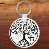 Levensboom met CHAI Sleutelhanger (Voorkant)
