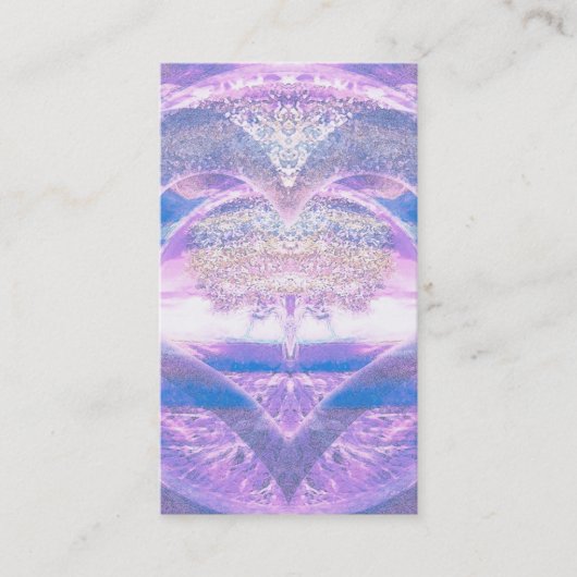 Levensboom met hart Visitekaartje (Voorkant)