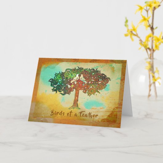 Levensboom met Kaart van Doves (Gele Bloem)