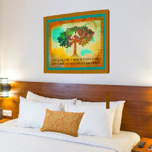 Levensboom met Poster van twee doven