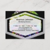 Levensboom met regenbooghart visitekaartje (Achterkant)