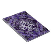 Levensboom met Triquetra Amethyst en zilver Notitieboek (Rechterzijde)