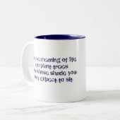 Levensboom met twee toonaangevende mok (Voorkant links)