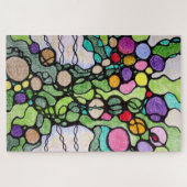 Levensboom Moderne Kunst Legpuzzel (Horizontaal)