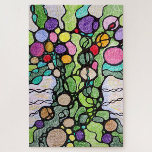 Levensboom Moderne Kunst Legpuzzel