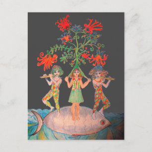 Levensboom Motief Briefkaart