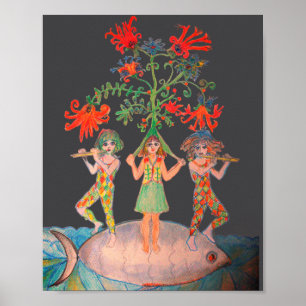 Levensboom Motief Poster
