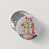 Levensboom Motief Ronde Button 3,2 Cm (Voorkant /achterkant)
