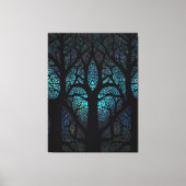 Levensboom - Mystic Forest Mozaïek Canvas Afdruk (Voorkant)