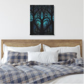 Levensboom - Mystieke Bos Mozaïek Canvas Afdruk (Insitu (Slaapkamer))