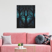 Levensboom - Mystieke Bos Mozaïek Canvas Afdruk (Insitu (Woonkamer))