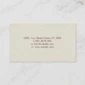 Levensboom - oneindig - kleurrijke bladeren visitekaartje (Achterkant)