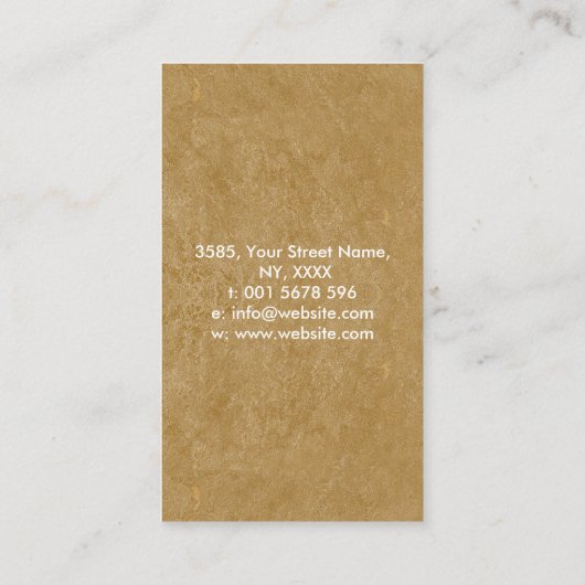 Levensboom - oneindig Visitekaartje (Achterkant)