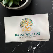 Levensboom - oneindigheid - Abalone Shell Leaves Visitekaartje