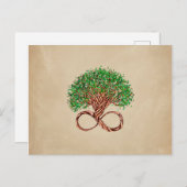 Levensboom - oneindigheid briefkaart (Voorkant / Achterkant)