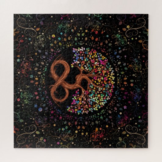 Levensboom - oneindigheid legpuzzel (Horizontaal)