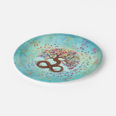 Levensboom - oneindigheid papieren bordje (Gekanteld)