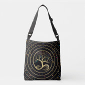 Levensboom - oneindigheid spiraal crossbody tas (Voorkant)