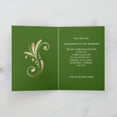 Levensboom op groene mozaïek Elke Occasion Kaart (Binnen)