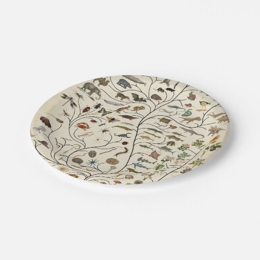 Levensboom Papieren Bordje (Gekanteld)