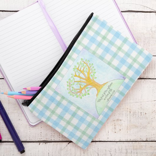 Levensboom Plaid Etui