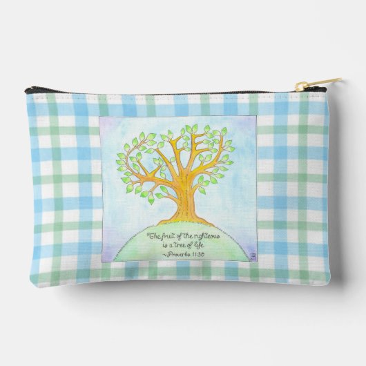 Levensboom Plaid Etui (Achterkant)