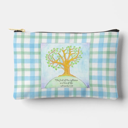 Levensboom Plaid Etui (Voorkant)
