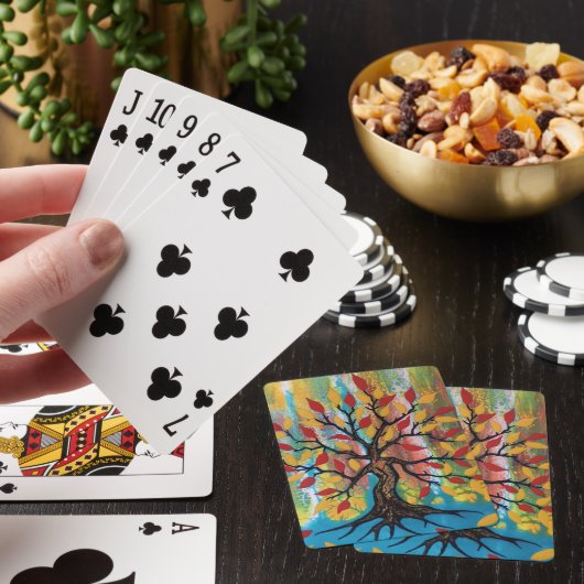 Levensboom Pokerkaarten (Insitu)