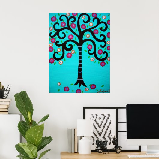 Levensboom Poster (Thuiskantoor)