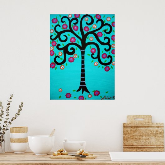 Levensboom Poster (Keuken)