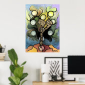 Levensboom Poster (Thuiskantoor)