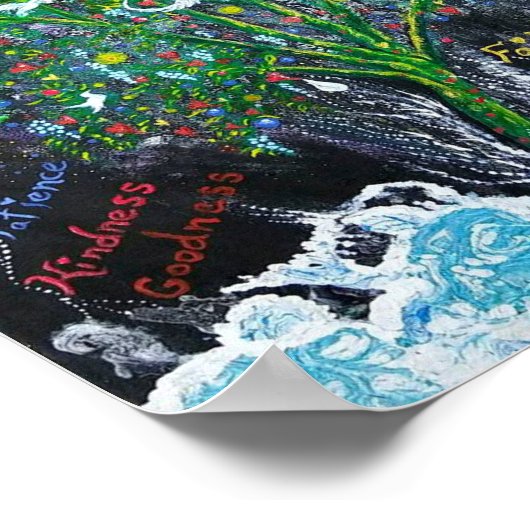 Levensboom Poster (Hoek)