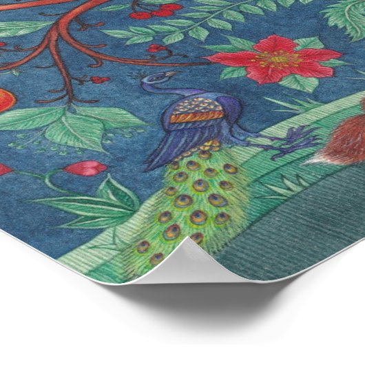 Levensboom Poster ~ De leeuw en de lamp (Hoek)