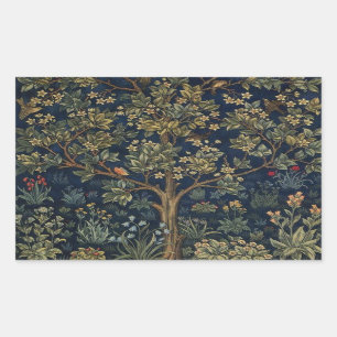 Levensboom Rechthoekige Sticker